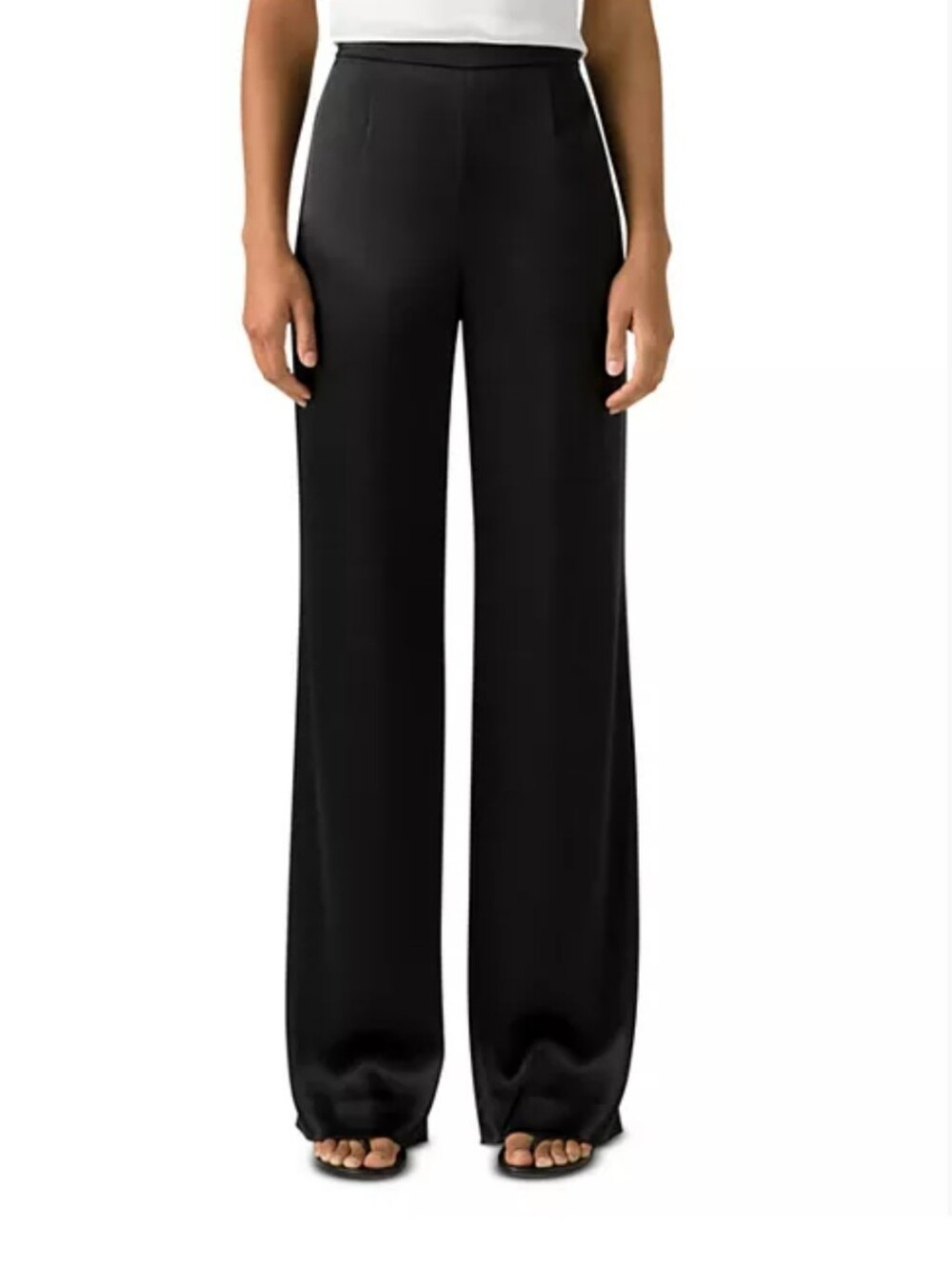 St.john Wide Leg Silk Trouser